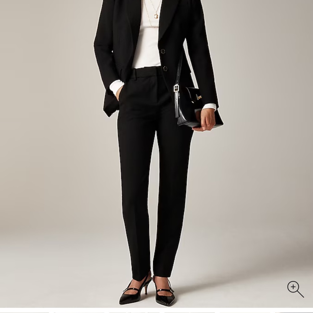 Classic J. Crew Black Cameron Trousers